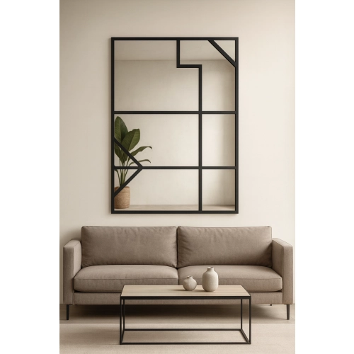 Lustro loft ze szprosami - TAMARA - kolor ramy do wyboru